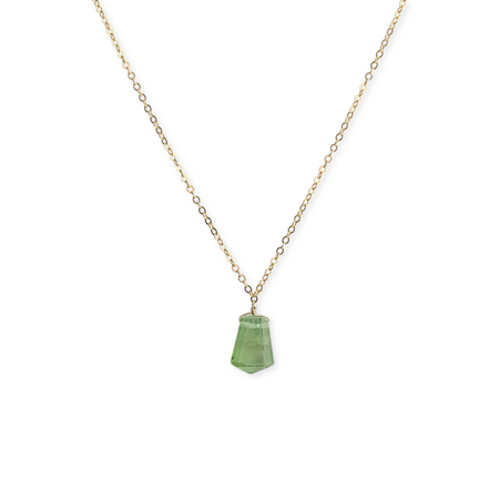 Peridot Mini Necklace - ISHKJEWELS