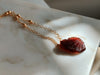 Garnet Raw Necklace - ISHKJEWELS